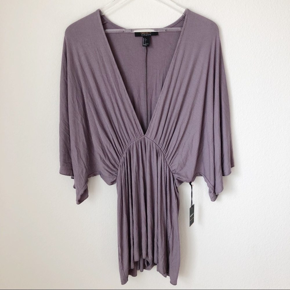 Forever 21 Women’s Contemporary Plunging Romper L